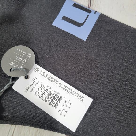 Lija Black & Royal Pullover 1/4 Button Up Long Sleeve Jacket S‎ NWT - Picture 7 of 13